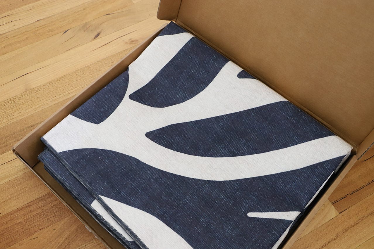 Damaris Blue Grey Cream Indoor Outdoor Washable Rug