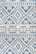 Daphne Blue Tribal Textured Rug