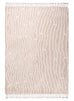 Daria Beige and Cream Abstract Tribal Wool Rug