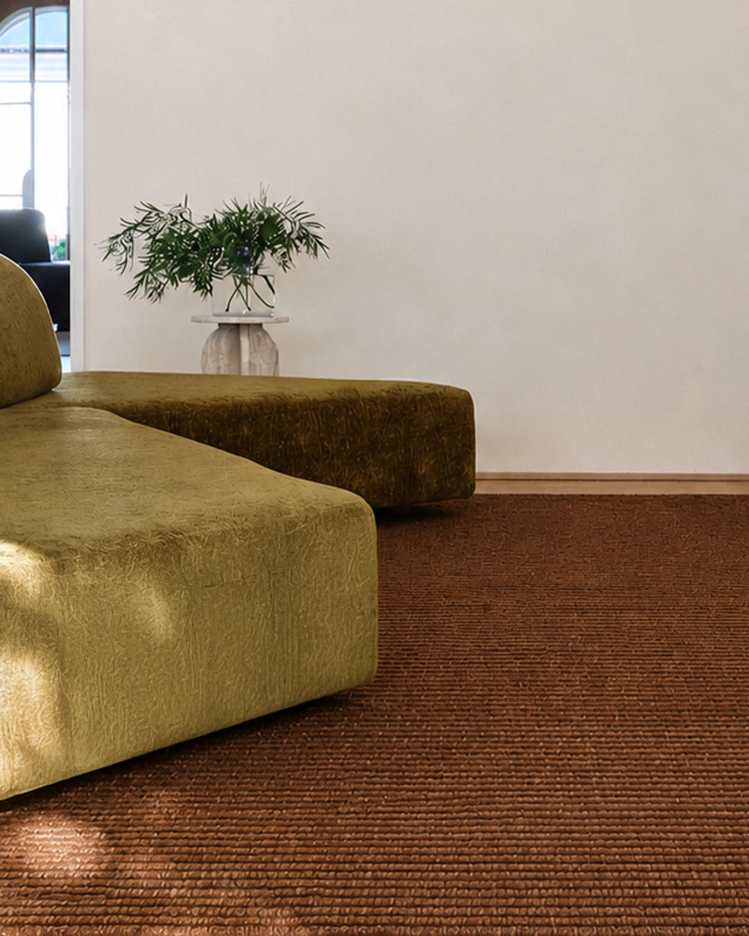 Dariel Handloomed Brown Rug