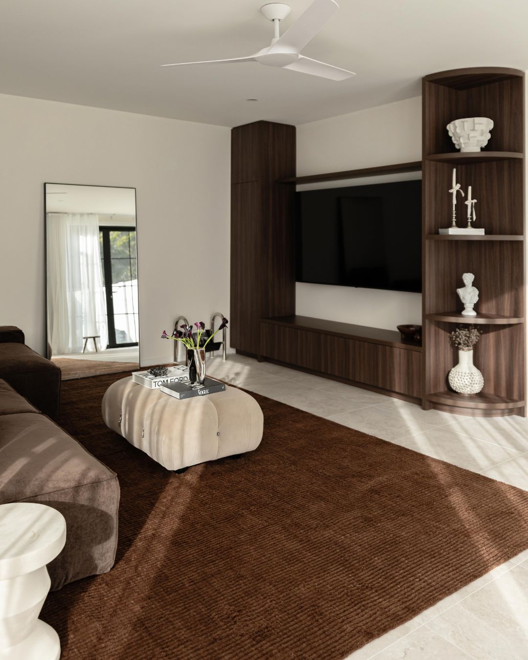 Dariel Handloomed Brown Rug