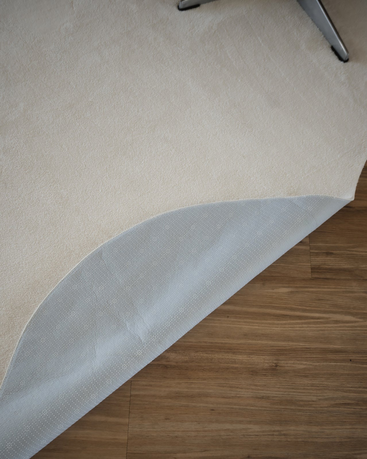 Demelza Neutral Cream Irregular Shape Washable Rug