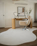 Demelza Neutral Cream Irregular Shape Washable Rug