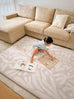 Didi Grey Cream Leaves Rollie Pollie Playmat