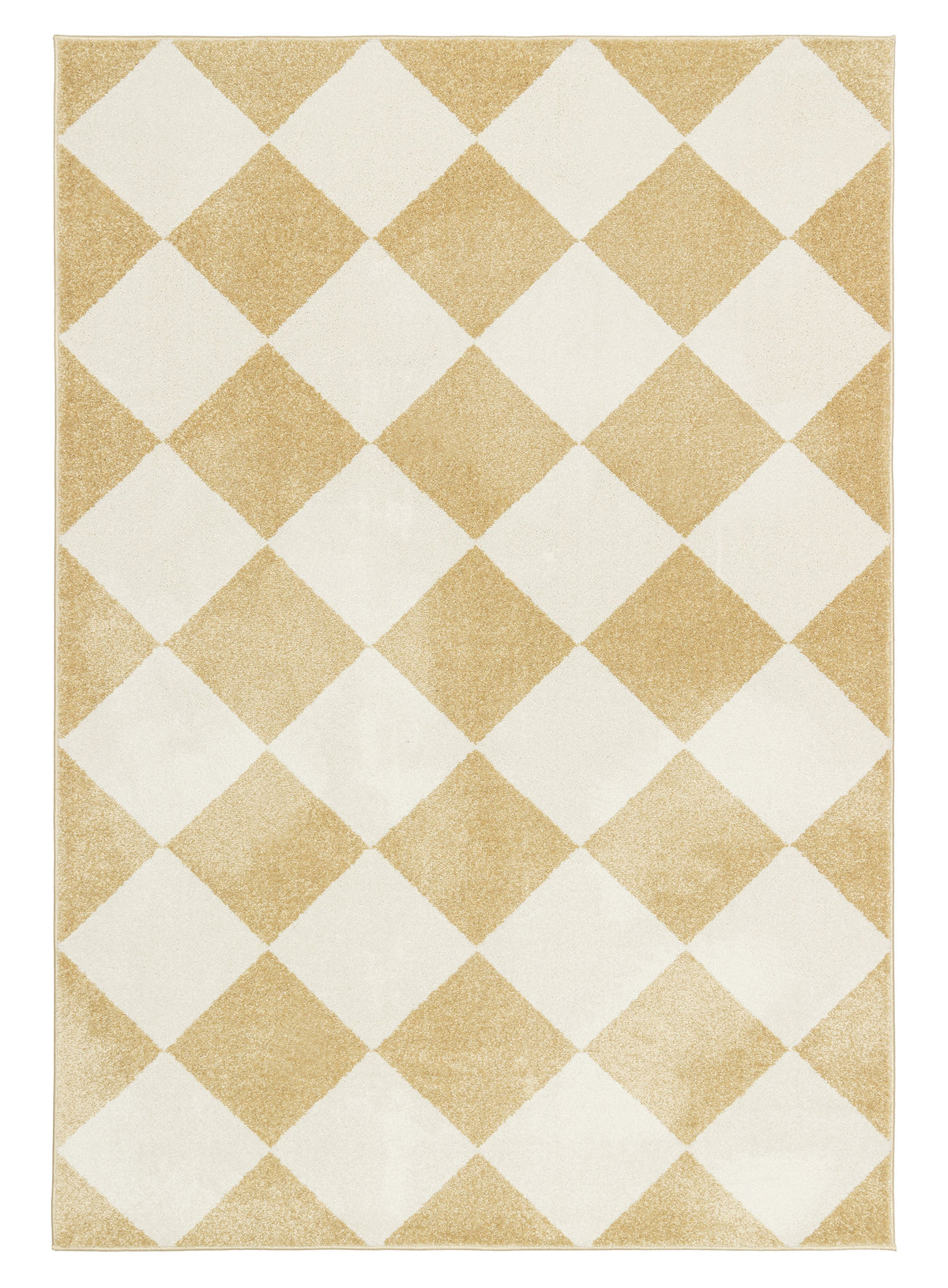 Dominique Yellow Harlequin Rug