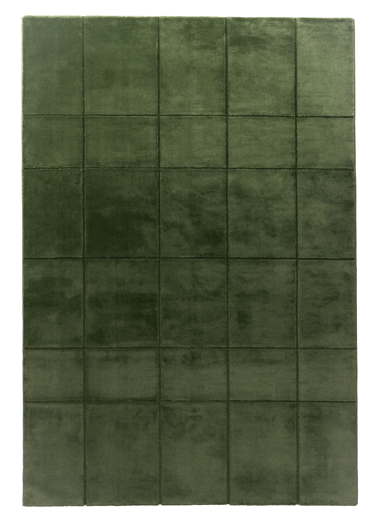 Edelle Tonal Olive Velvet Rug