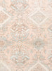 Edwina Peach and Blue Distressed Washable Rug*NO RETURNS UNLESS FAULTY