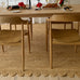 Ejiya Natural Brown Scalloped Jute Rug