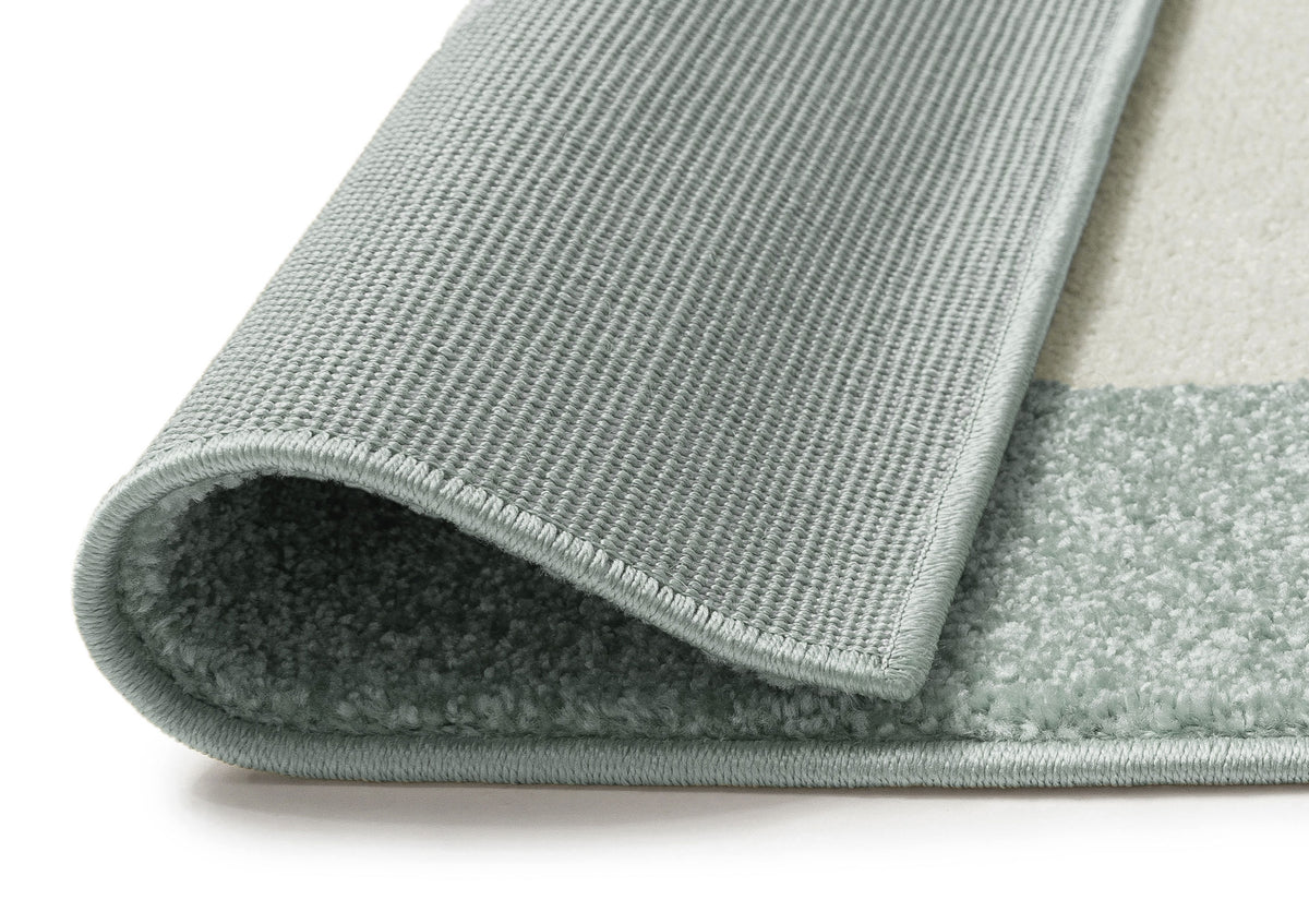 Electra Blue Organic Shapes Rug