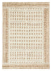 Ellora Brown Beige Tribal Boho Pattern Washable Rug