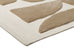 Eluru Taupe Abstract Washable Wool Rug