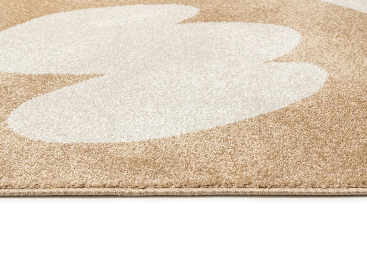 Emanuella Brown Organic Shapes Rug