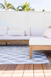 Emelie Monochrome Diamond Tufted Indoor Outdoor Rug *NO RETURNS UNLESS FAULTY