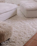 Ernestine Ivory Shag Rug *NO RETURNS UNLESS FAULTY