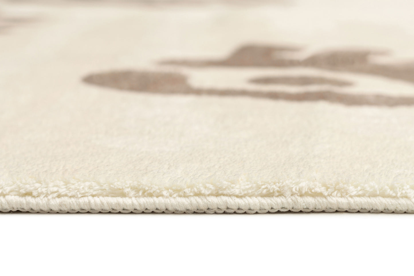 Esilda Brown Abstract Washable Rug