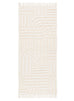 Etta Ivory Geometric Washable Runner Rug