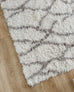 Fabiola Cream & Beige Tribal Shag Rug