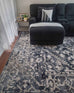 Fahri Charcoal And Ivory Rug *NO RETURNS UNLESS FAULTY