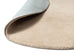 Felda Beige Irregular Round Washable Rug