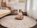 Fifi Cream Plush Rollie Pollie Round Playmat