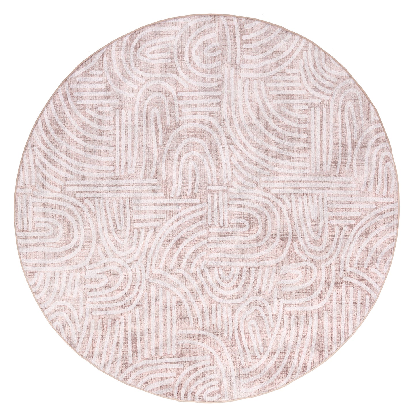 Fifi Cream Plush Rollie Pollie Round Playmat