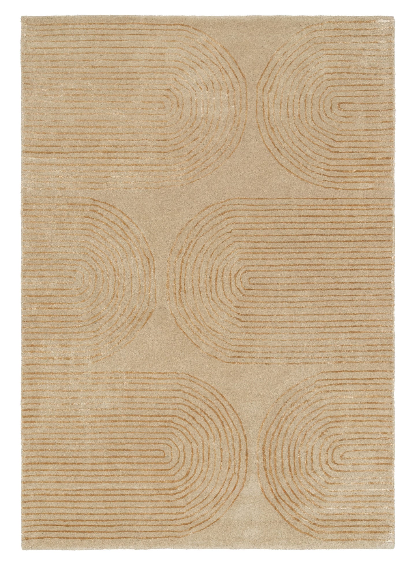 Filomena Beige Wool Blend Rug