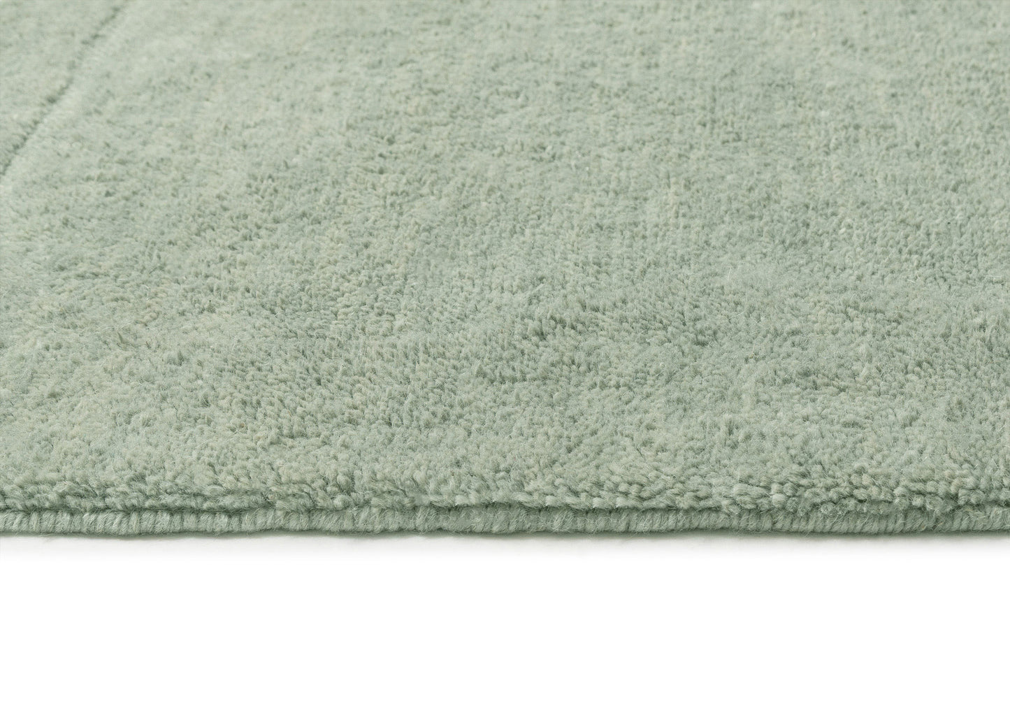 Florenz Sage Wiggle Border Wool Rug