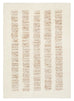 Florrie Beige Abstract Pattern Washable Rug