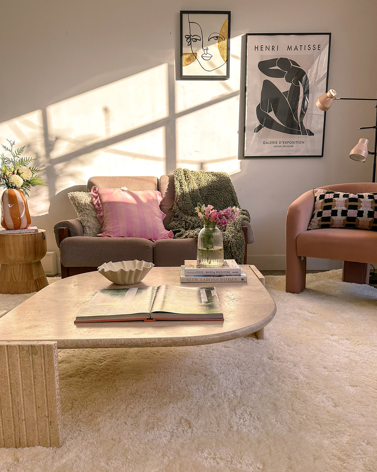Gabbi Rugs Gabbi Cream Shag Rug