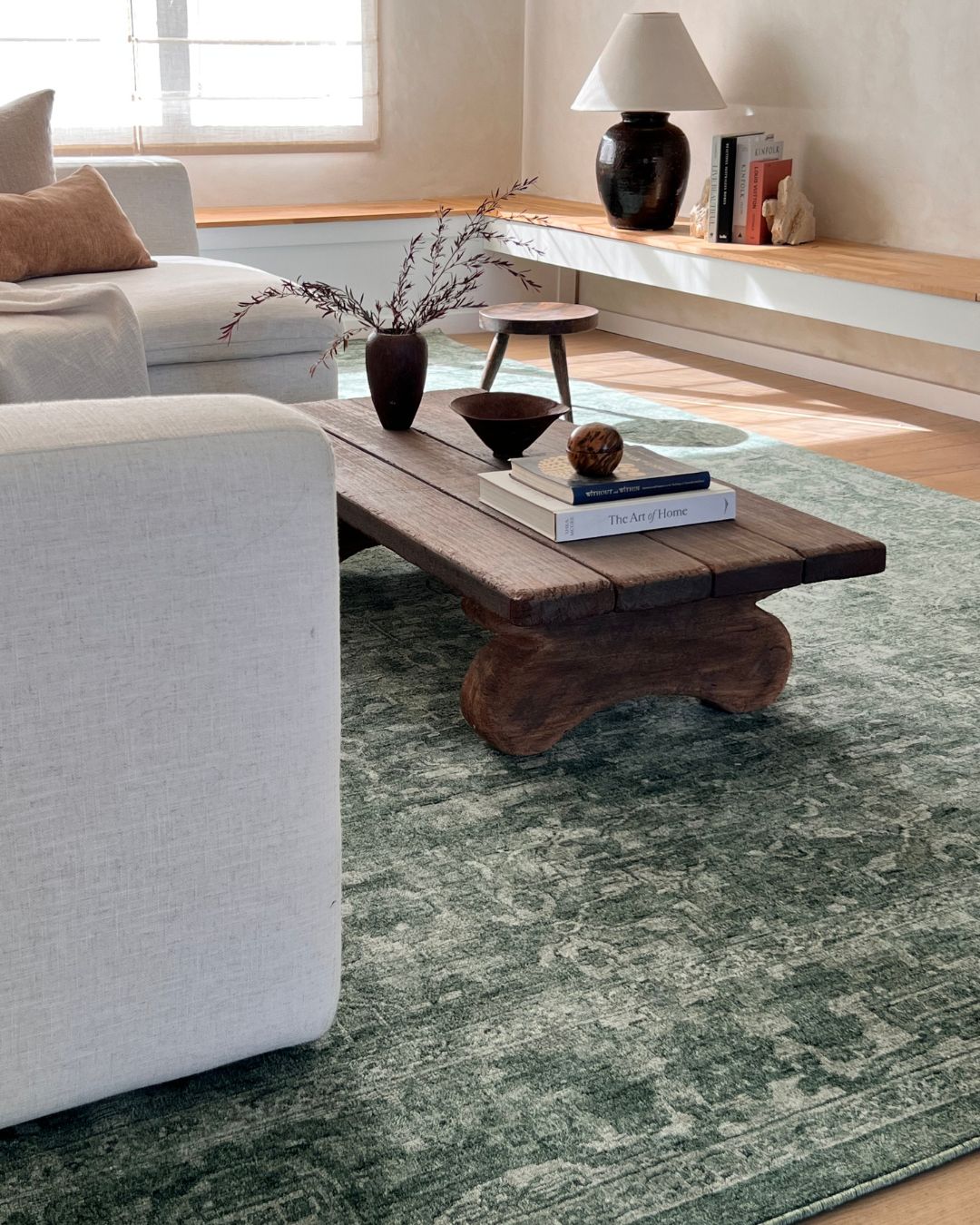 Gaia Tonal Forest Green Rug