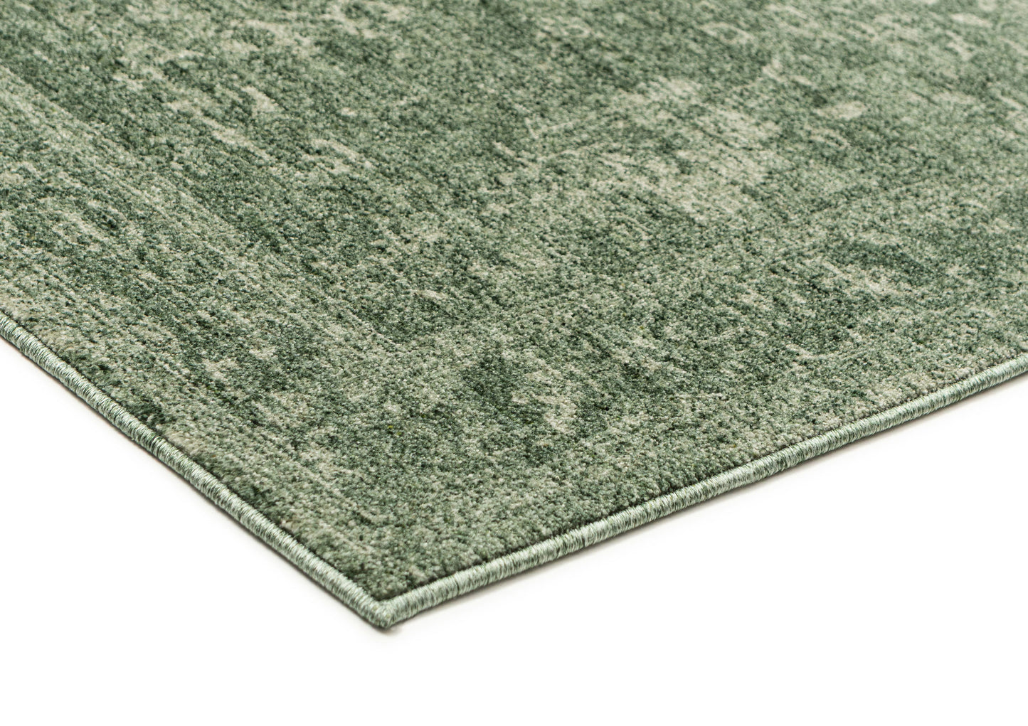 Gaia Tonal Green Runner Rug