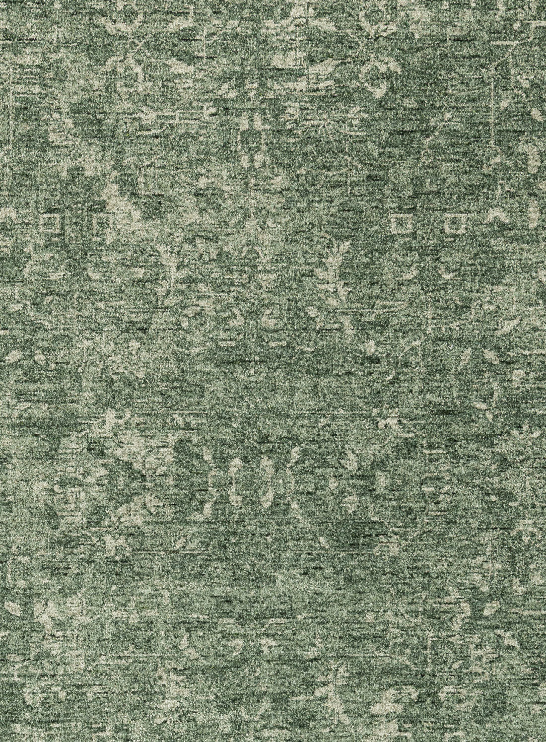 Gaia Tonal Green Runner Rug