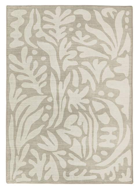 Gerda Green Grey Leaves Rollie Pollie Playmat