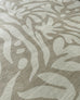 Gerda Green Grey Leaves Rollie Pollie Round Playmat
