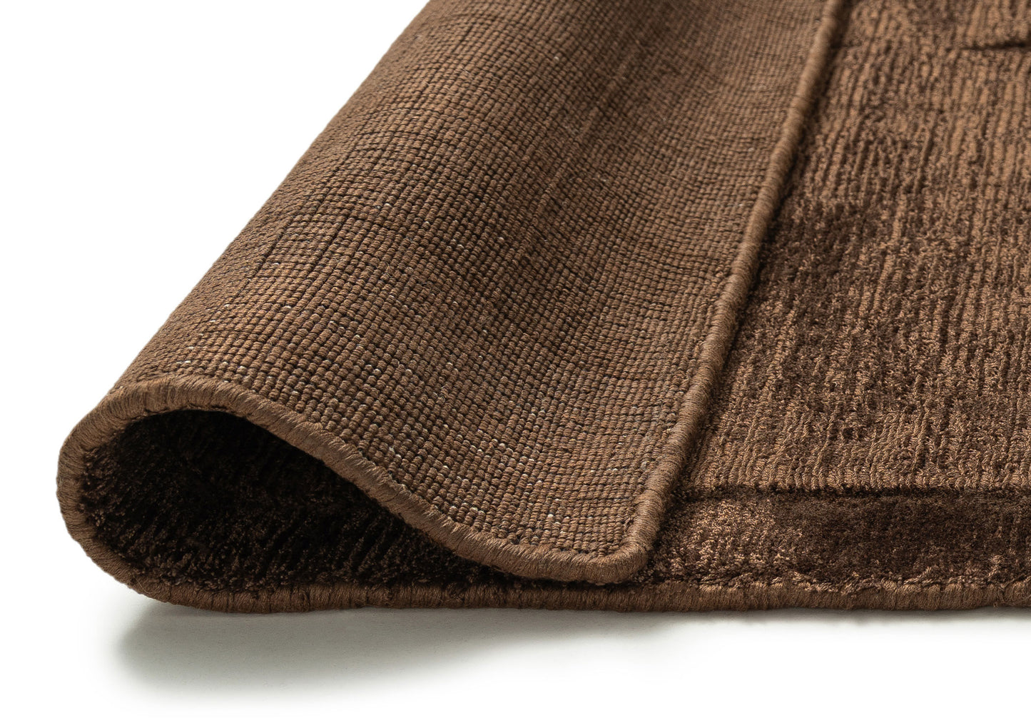 Gowana Brown Hourglass Viscose Rug