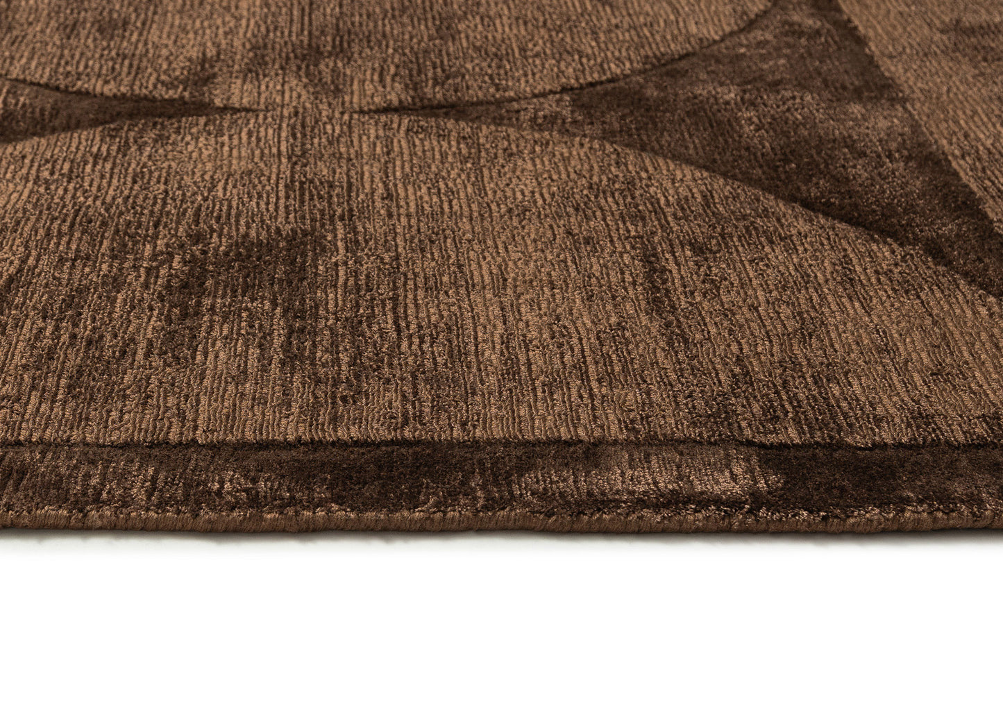 Gowana Brown Hourglass Viscose Rug