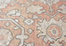 Gracie Peach Terracotta Transitional Floral Motif Rug