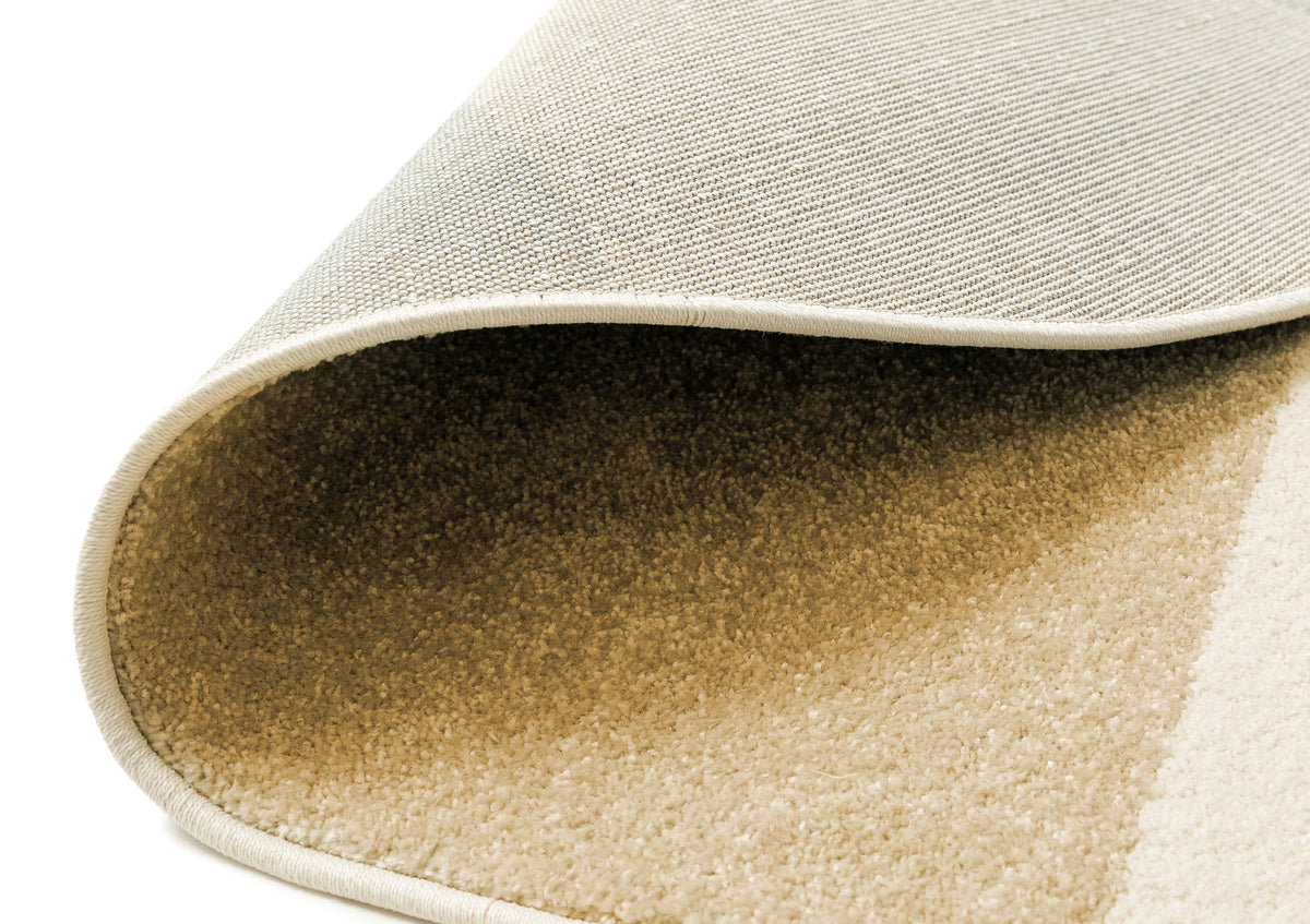 Greer Yellow Pinwheel Round Rug