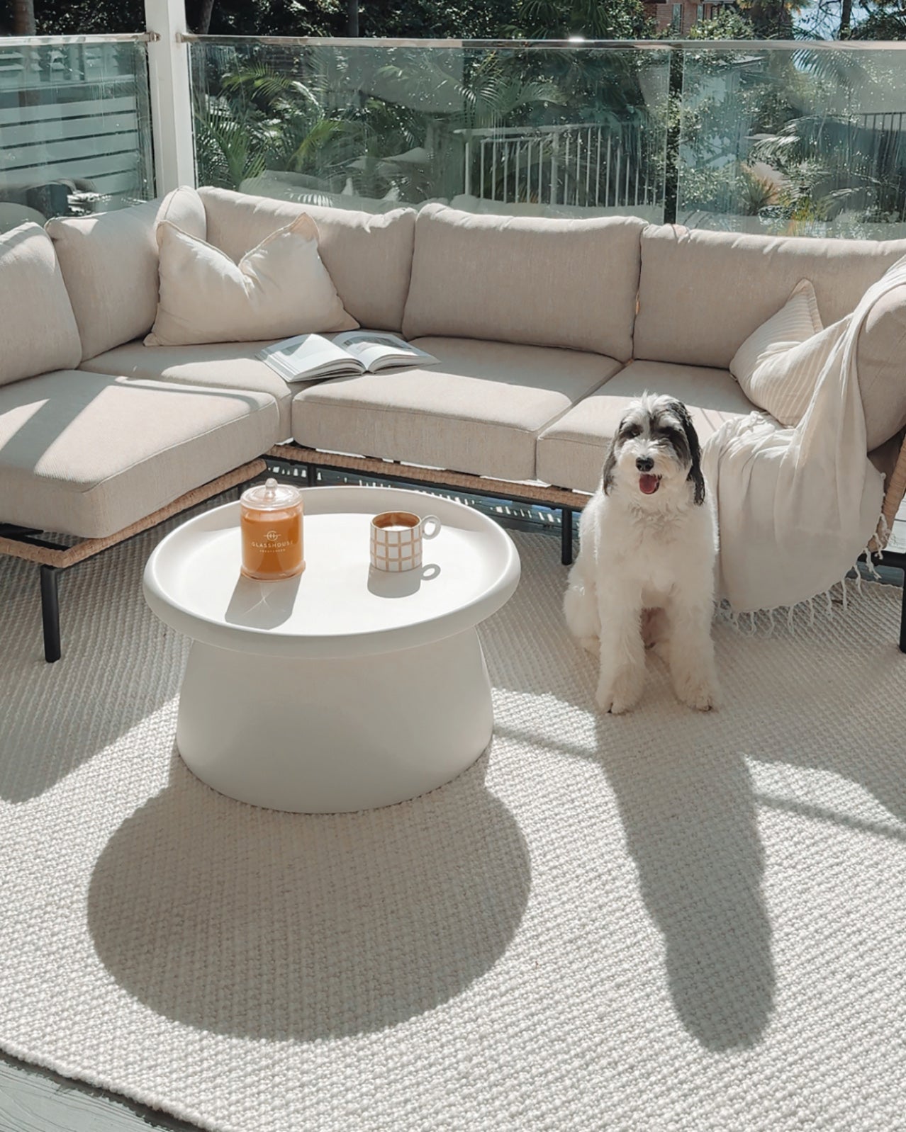 Greta Ivory Indoor Outdoor P.E.T Rug