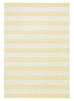 Griselda Yellow Cream Stripe Washable Rug