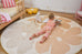Gwen Yellow Flowers Rollie Pollie Round Playmat