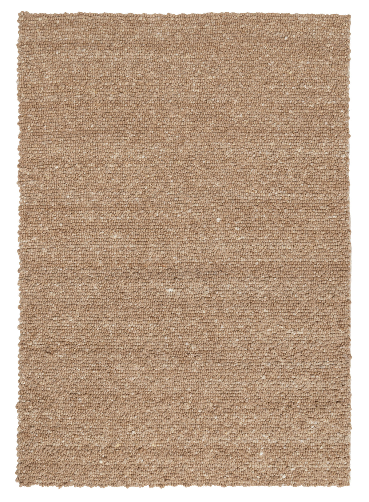 Halina Dark Beige Wool Rug