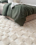 Harmon Ivory Modern Checkered Rug