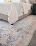 Helena White and Peach Turkish Style Distressed Rug *NO RETURNS UNLESS FAULTY