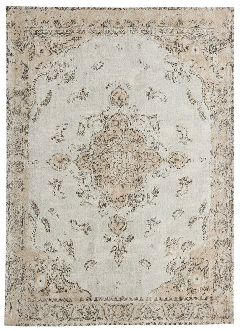 Helena White and Peach Turkish Style Distressed Rug *NO RETURNS UNLESS FAULTY