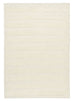 Hikari Ivory Scallop Washable Wool Rug