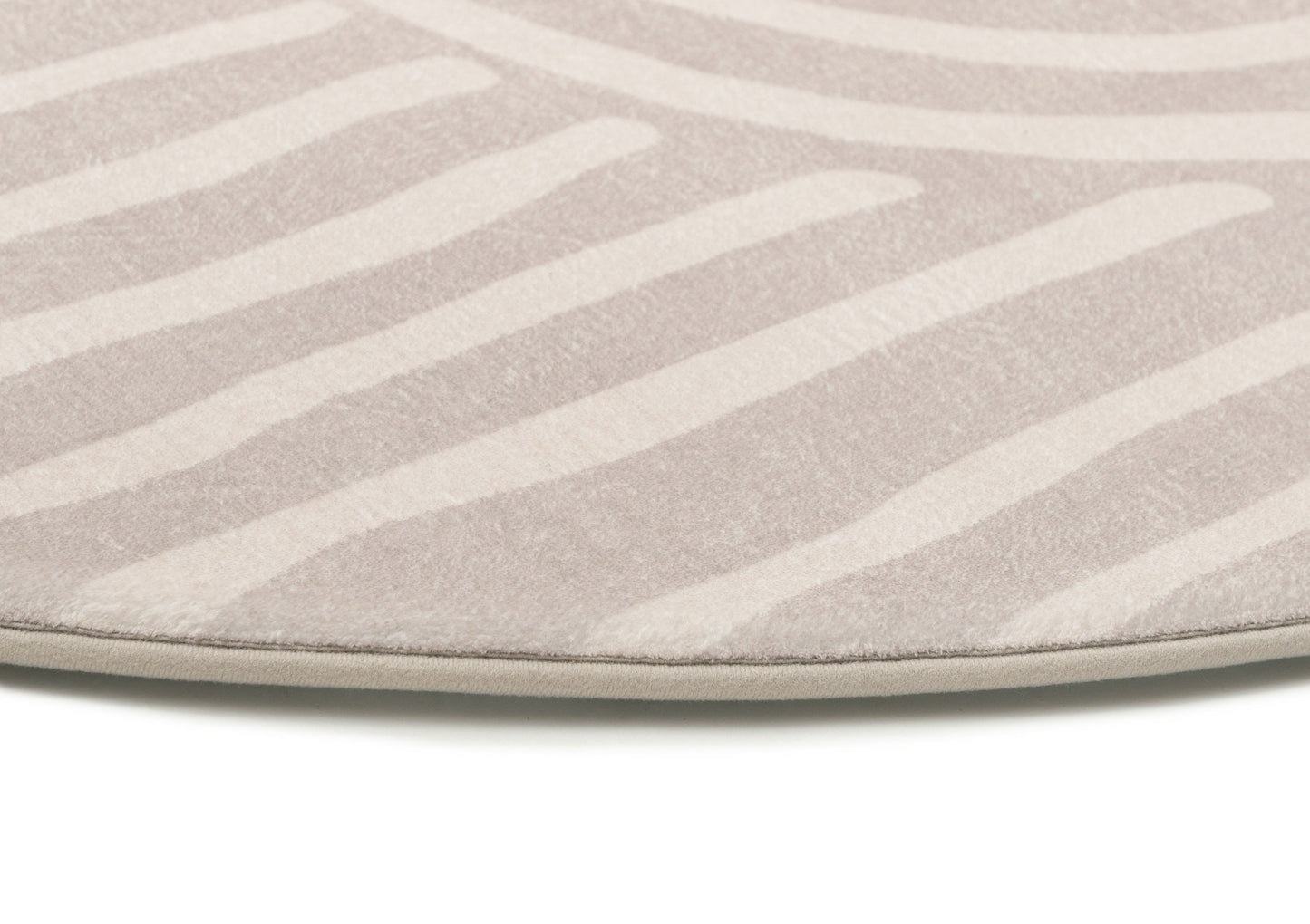 Idra Neutral Abstract Rollie Pollie Round Playmat