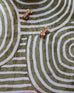 Iloa Green Abstract Rollie Pollie Round Playmat