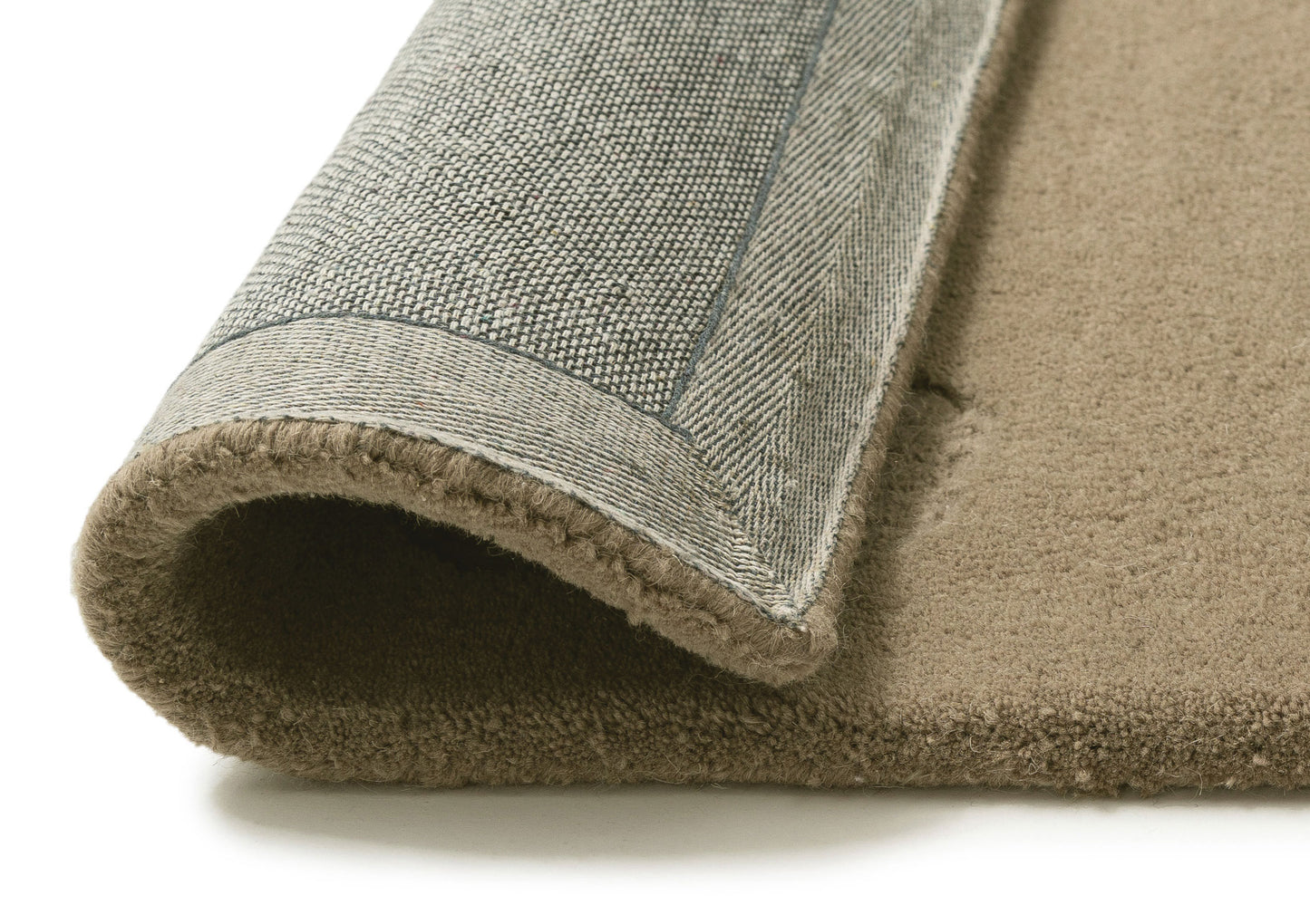 Imelda Taupe Carved Wool Rug