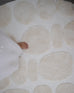 Jacinta Ivory Abstract Round Rug